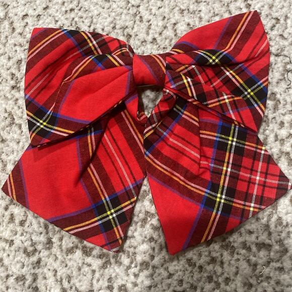 J. Crew Oversized tartan bow hair clip barrette - Picture 8 of 8